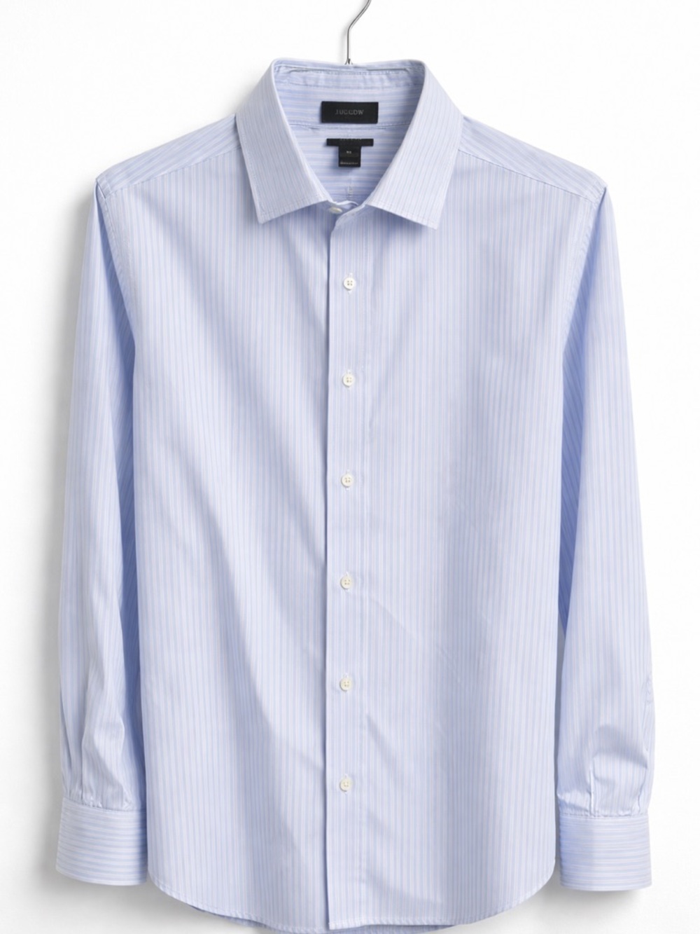 J.Crew Ludlow Dress Shirt Blue Stripe Slim Fit 120’s 2-Ply Cotton Size M